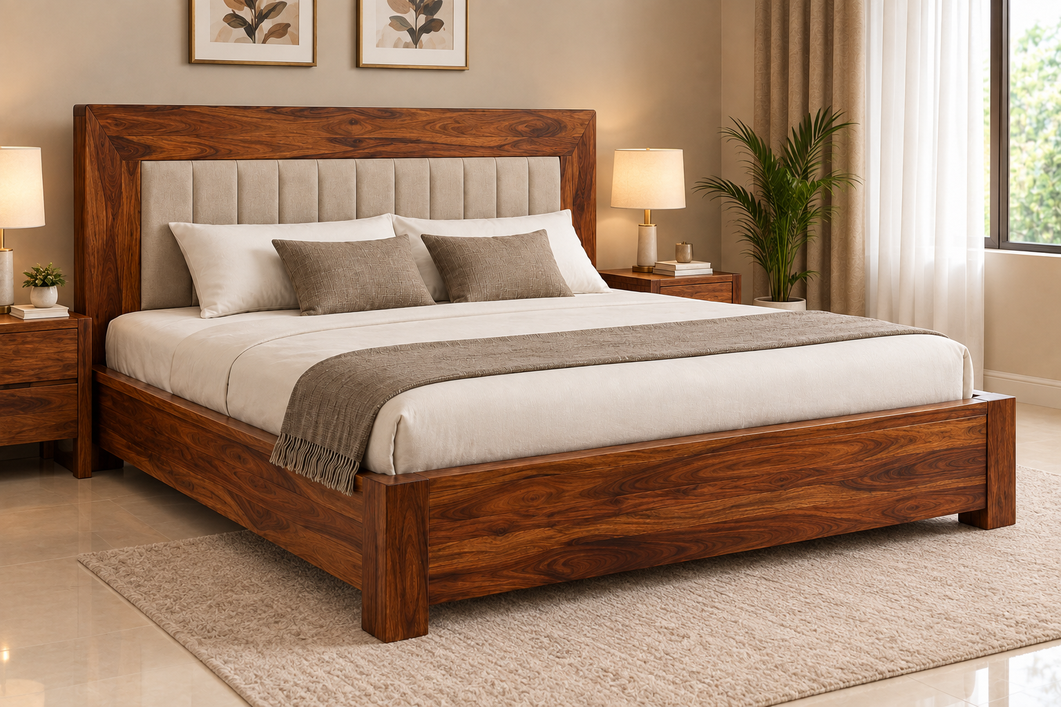Classic King Size Pre-Laminated Bed