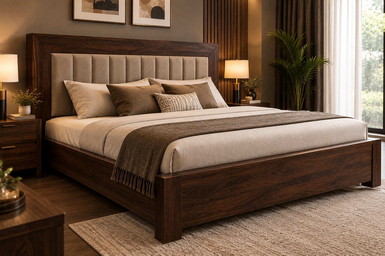 Classic King Size Pre-Laminated Bed thumbnail 2