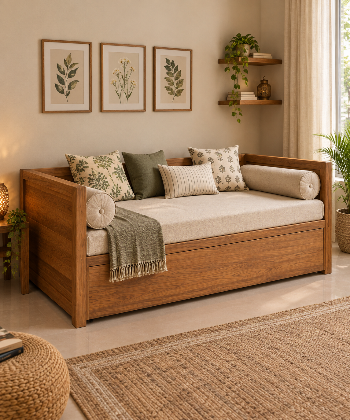 Classic Diwan Pre-Laminated Bed